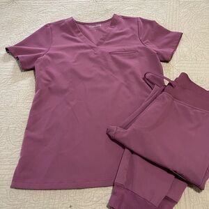 Mandala scrub jogger set